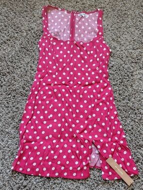 Reformation Red Polka Dot Dress